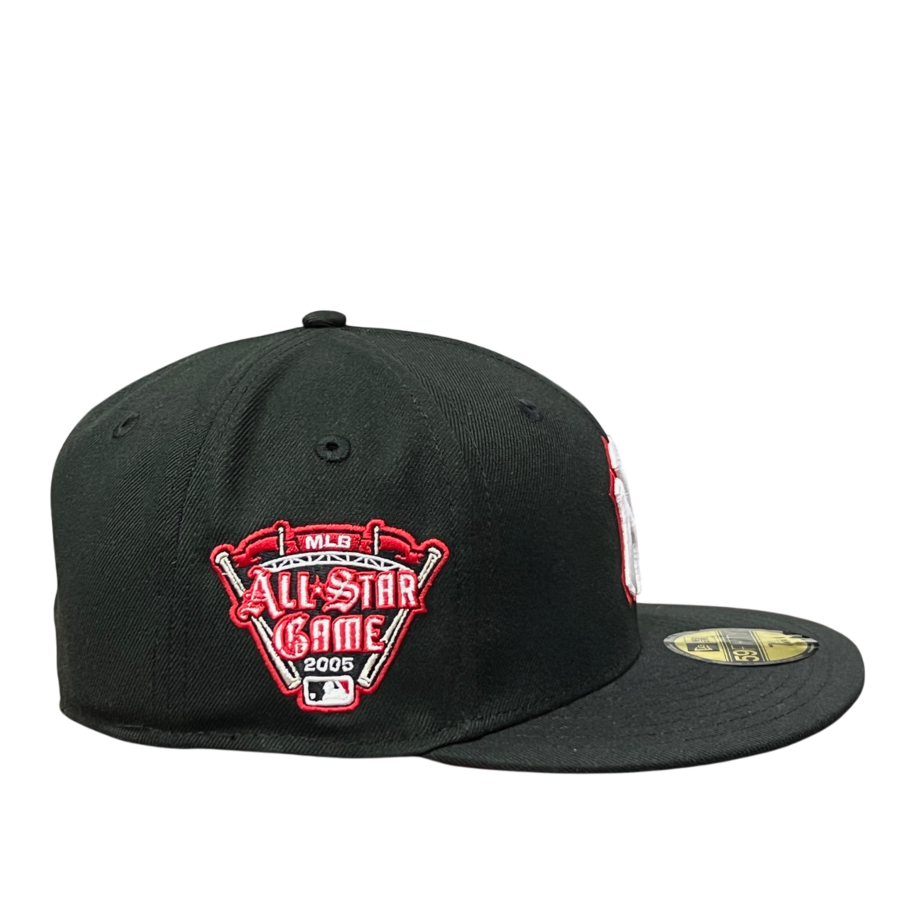 Los Angeles Dodgers Black Red 59FIFTY Fitted Hat