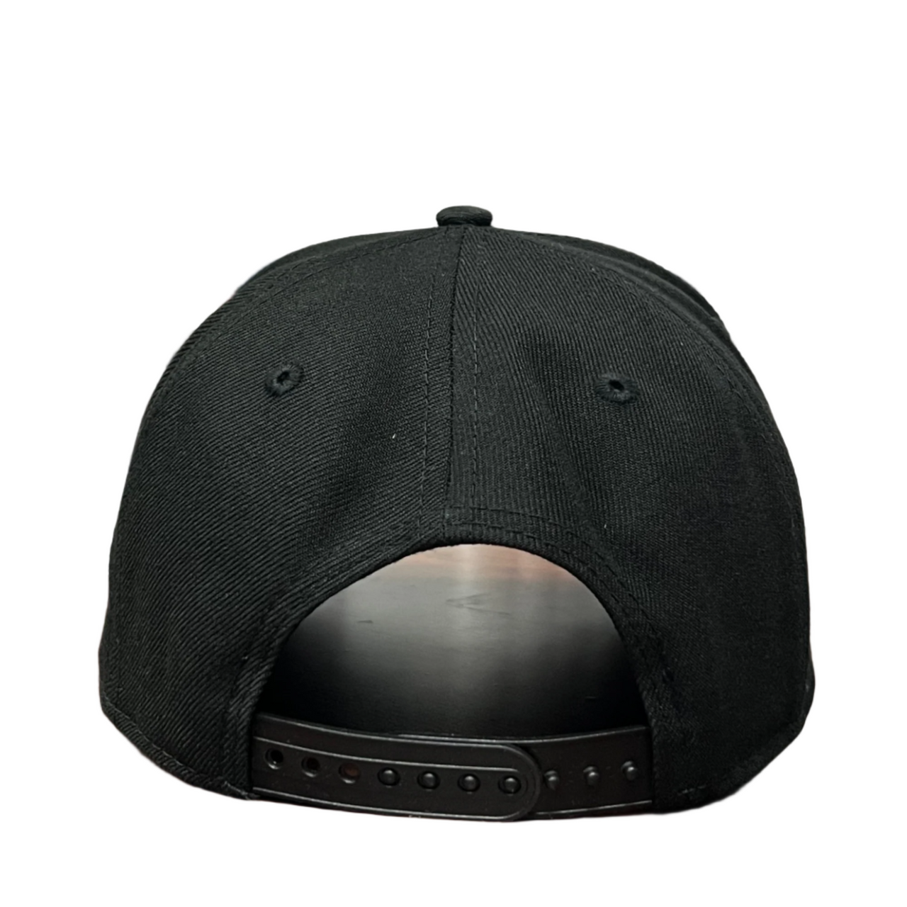 back of Pittsburgh Pirates Black A-Frame 9FIFTY Curved Snapback Hat