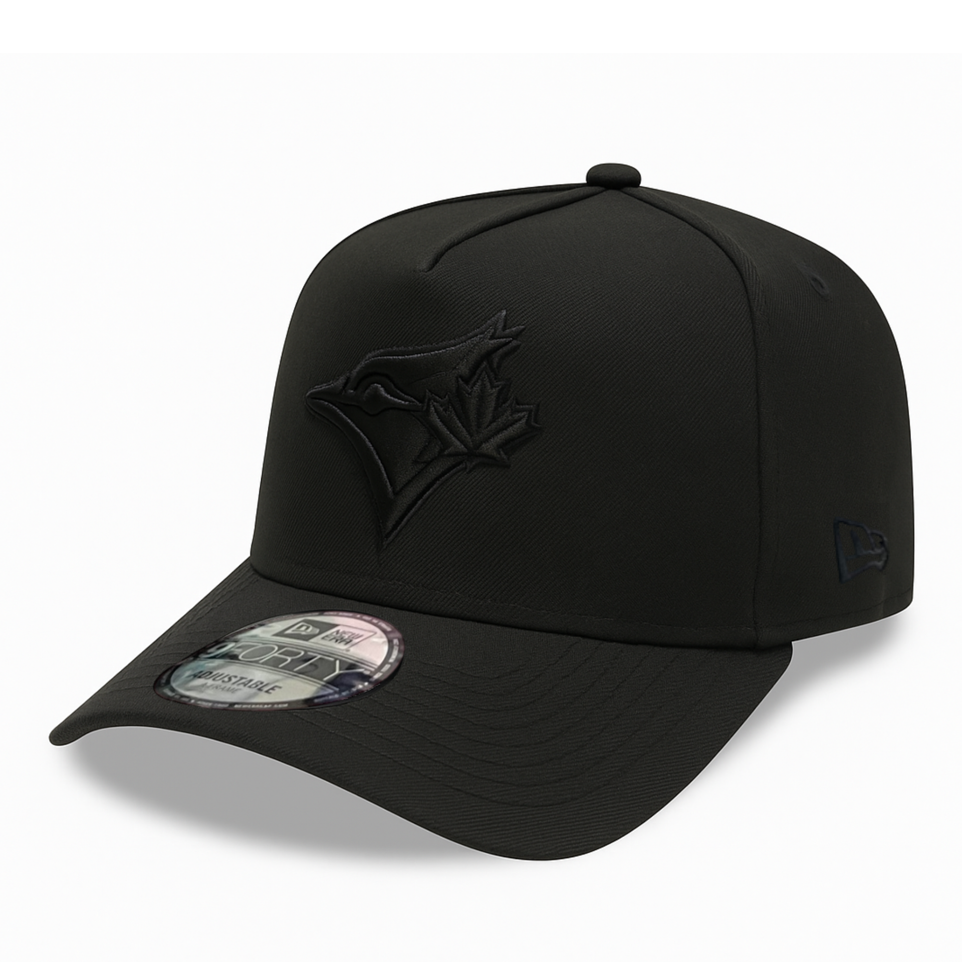 New Era Toronto Blue Jays Black 9FORTY A-Frame  Snapback Hat