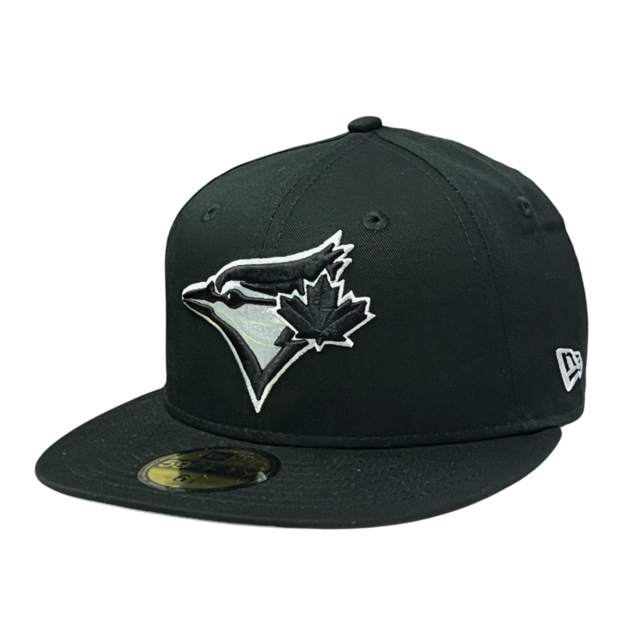 Toronto Blue Jays Black White 59FIFTY Fitted Hat