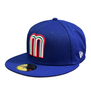 Blue Mexico Flag with Rooster New Era Fitted hat