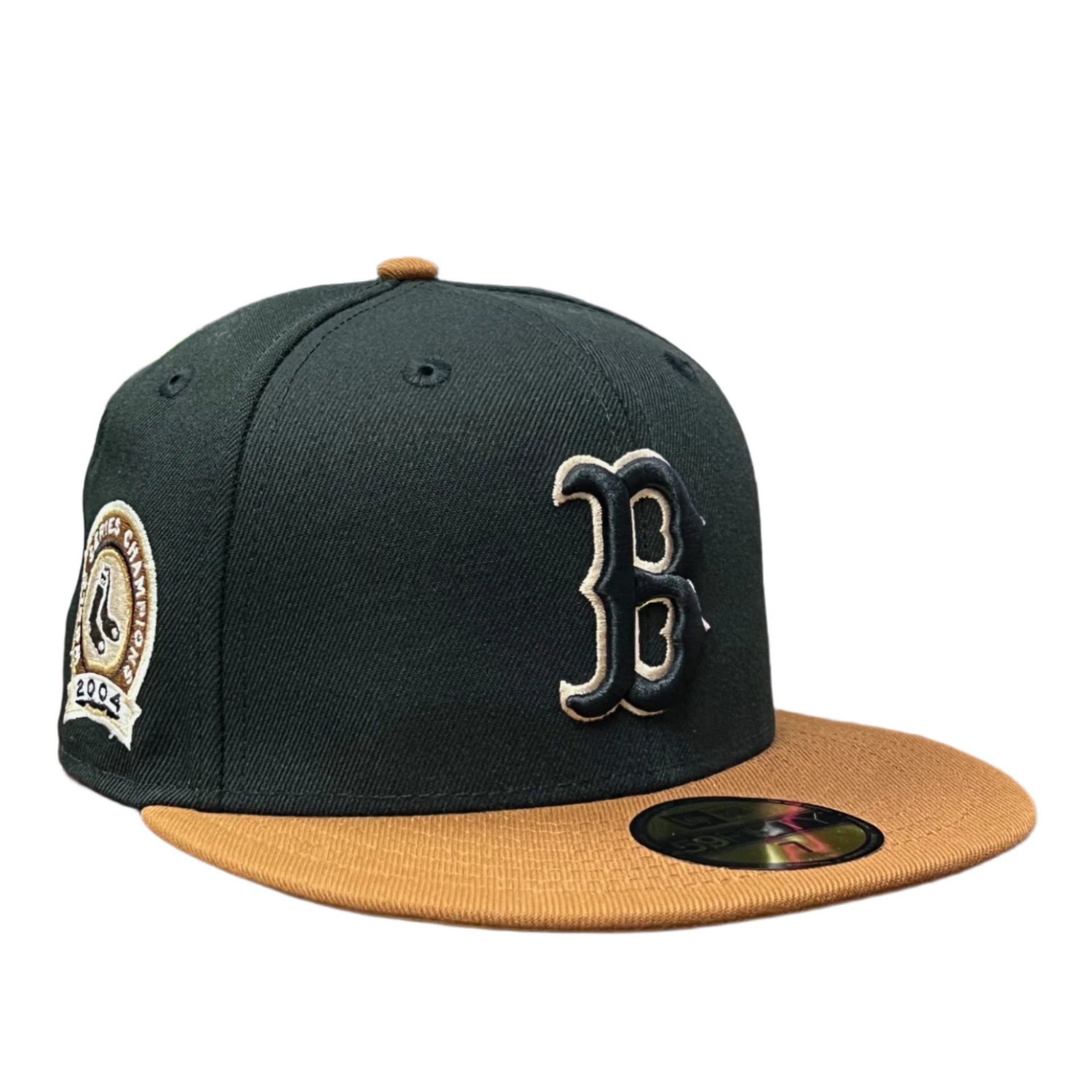 Boston Red Sox Black Toasted Peanut 59FIFTY Fitted Hat