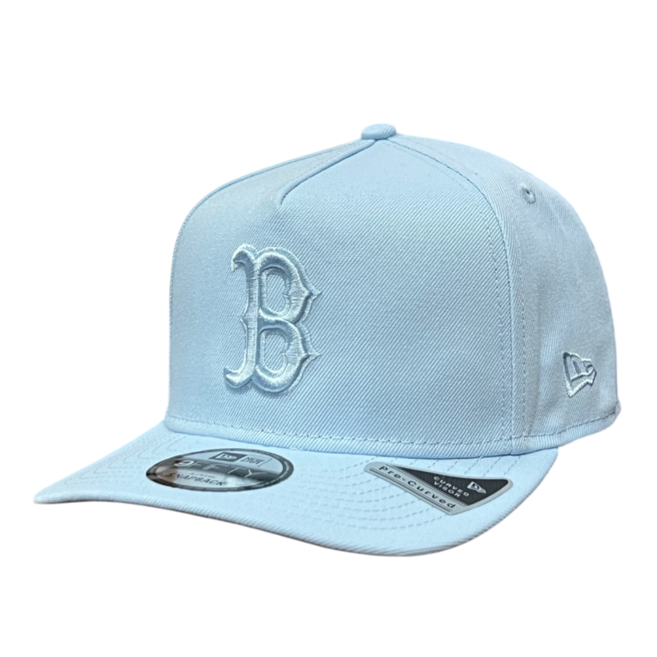 Boston Red Sox Color Pack Sky Blue 9FIFTY A-Frame Curved Snapback Hat