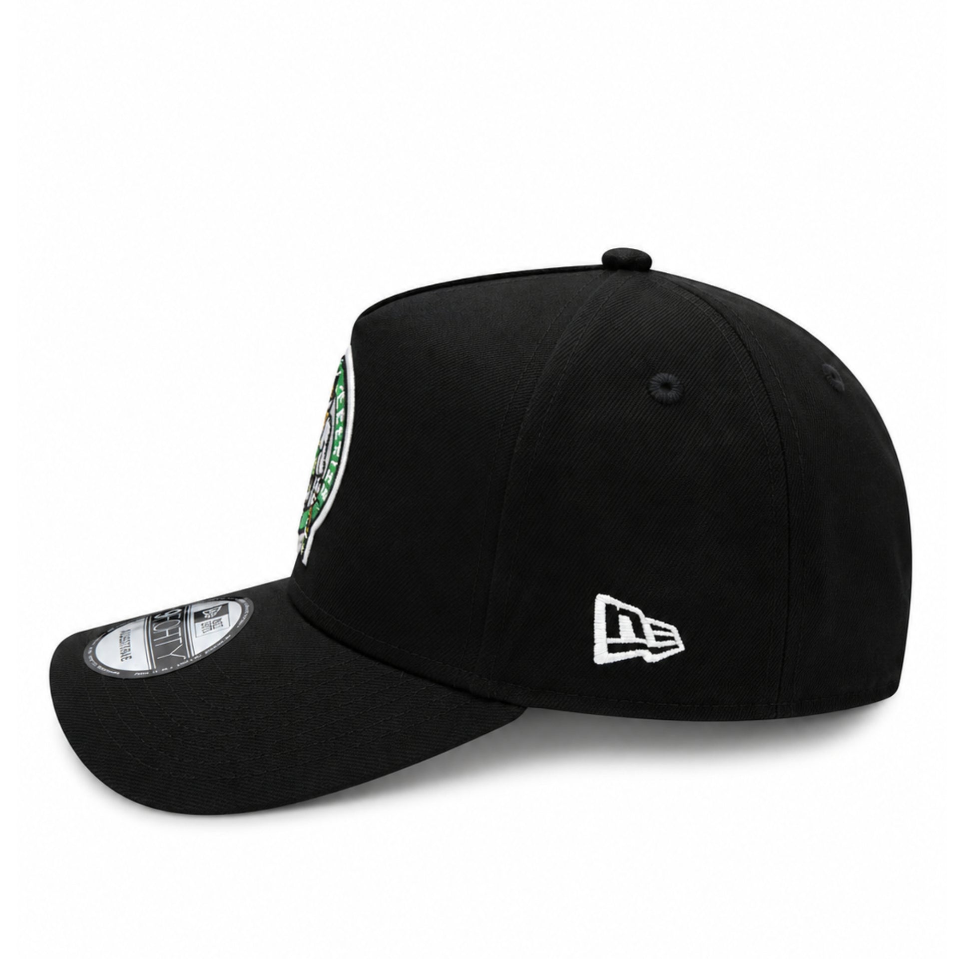 New Era Boston Celtics Rhinestone 9FORTY A-Frame Snapback Hat side view