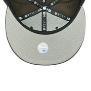 gray bottom of Las Vegas Raiders Walnut Brown 9FIFTY Snapback Hat