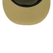 under visor of New Era Los Angeles Dodgers Walnut Black 59FIFTY Fitted Hat