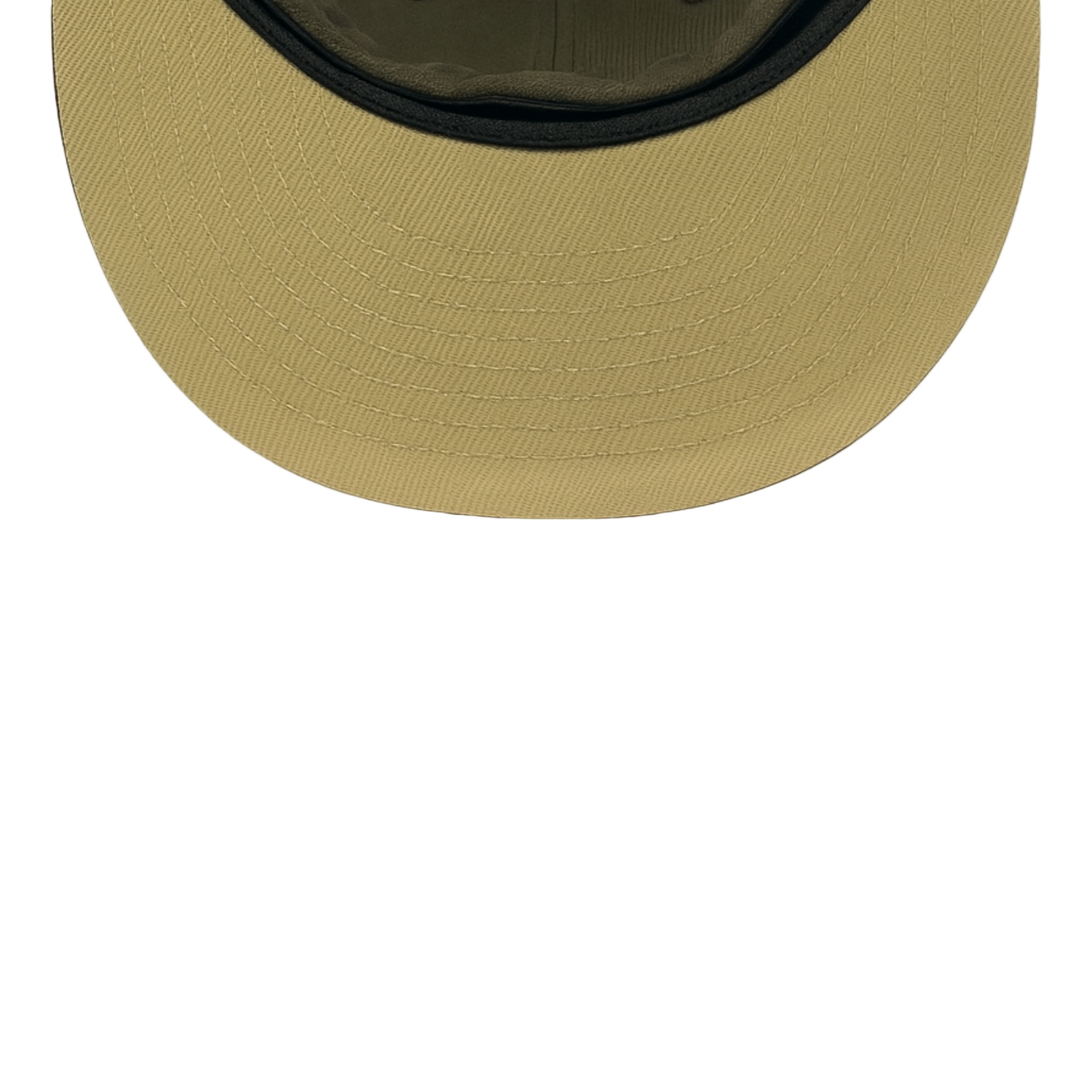 under visor of New Era Los Angeles Dodgers Walnut Black 59FIFTY Fitted Hat