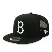 New Era Brooklyn Dodgers Black Trucker 9FIFTY Snapback Hat