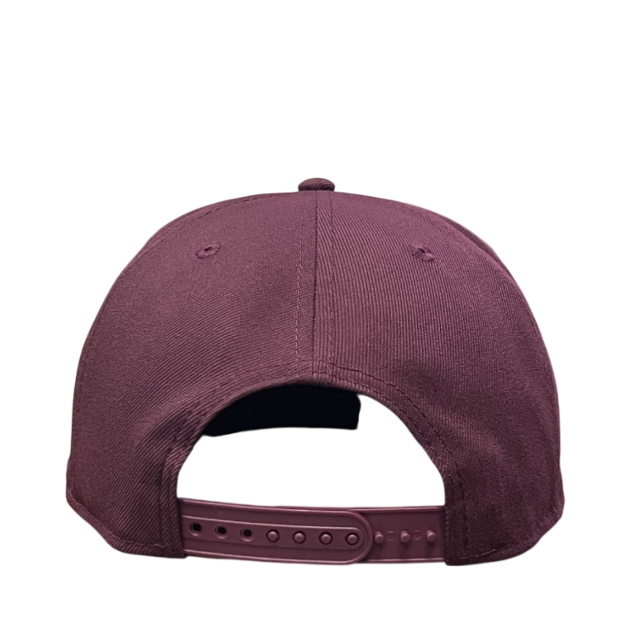 Back of New Era Los Angeles Anaheim Angels Maroon 9FIFTY Snapback Hat