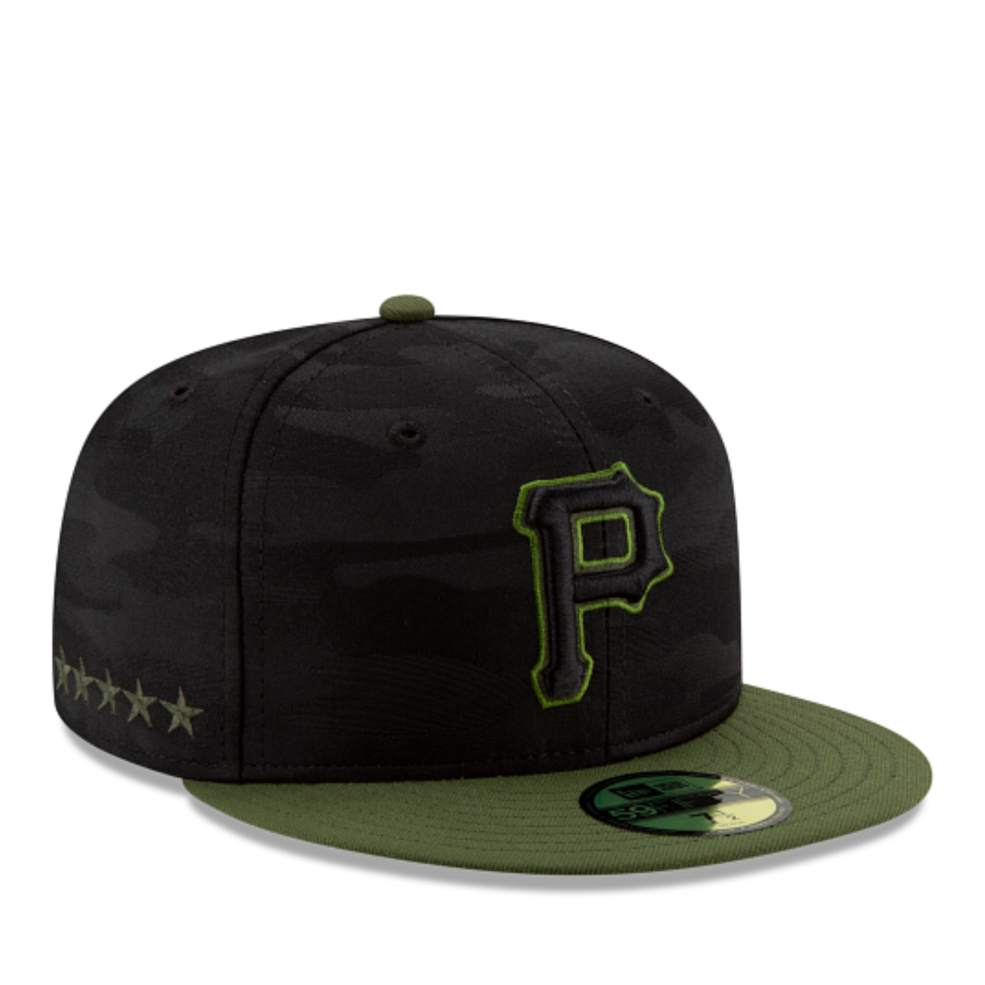 【US限定】NEW ERA 59FIFTY Pittsburgh Pirates Black & Camo New Era Pittsburgh Pirates Black Camo 59FIFTY Fitted Hat