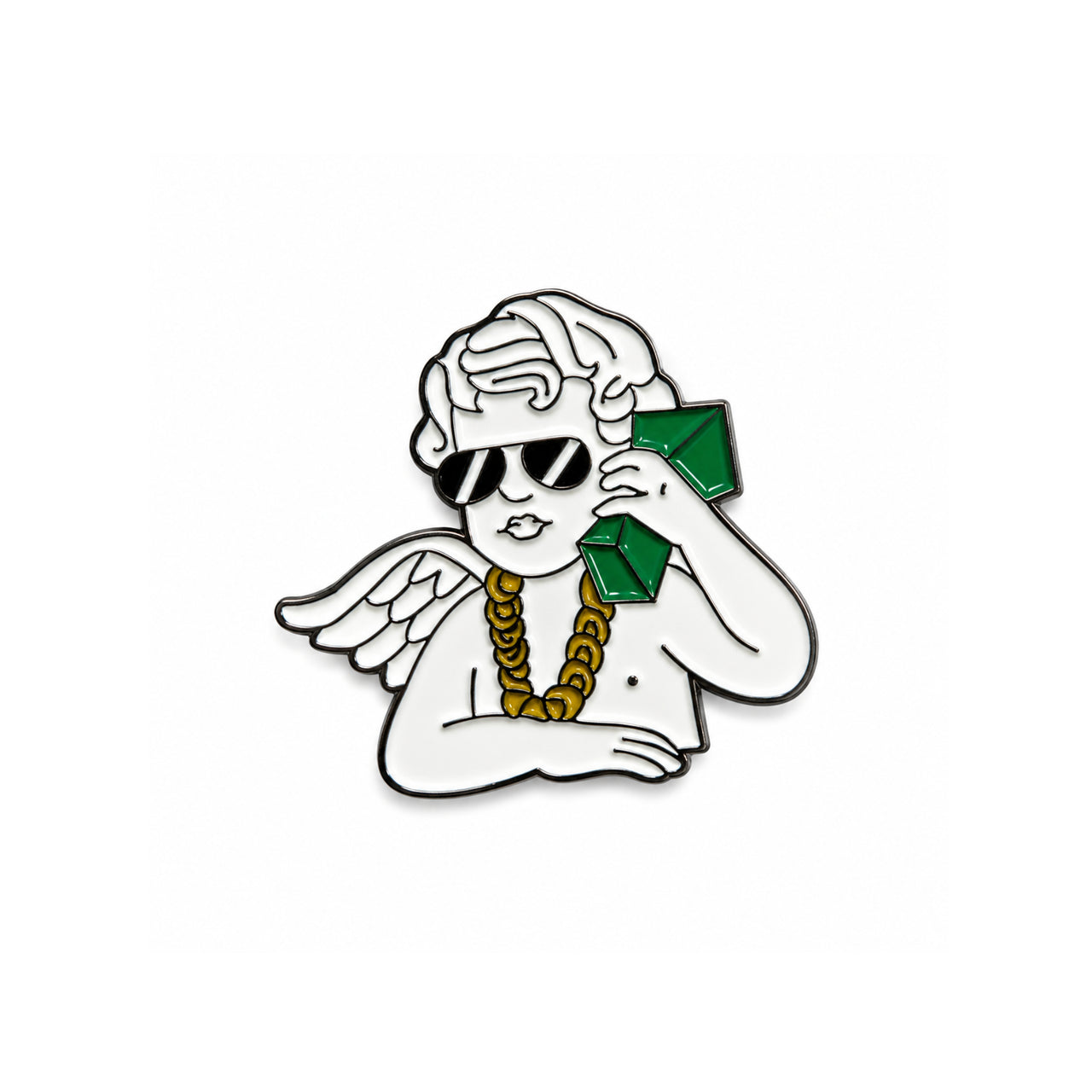 Cash Call Angel Hat Pin front view