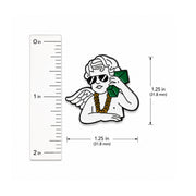 Cash Call Angel Hat Pin size chart view