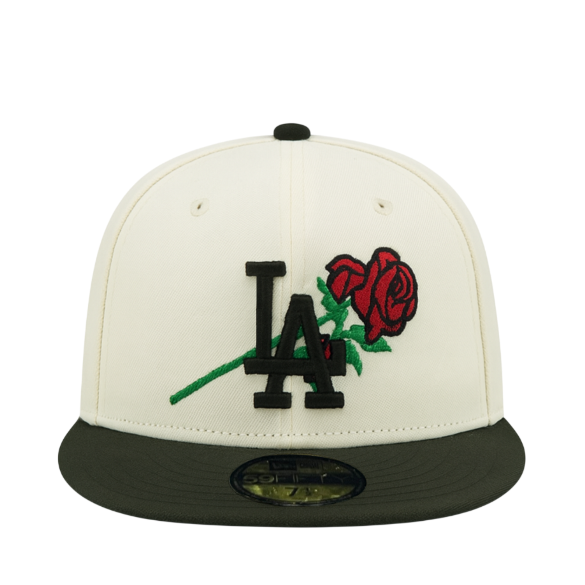 New Era Los Angeles Dodgers Rose Chrome Black 59FIFTY Fitted Hat