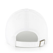 Back of 47 Brand New York Yankees BALLPARK White Pink Clean Up Adjustable Hat