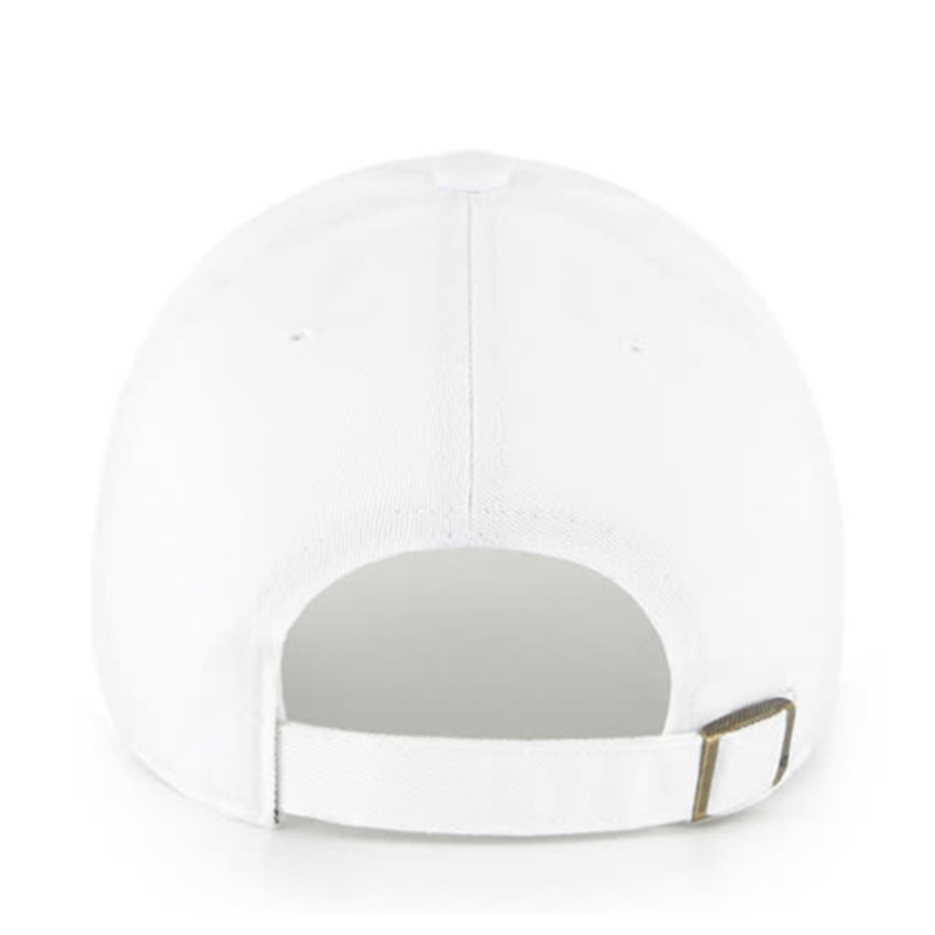 Back of 47 Brand New York Yankees BALLPARK White Pink Clean Up Adjustable Hat