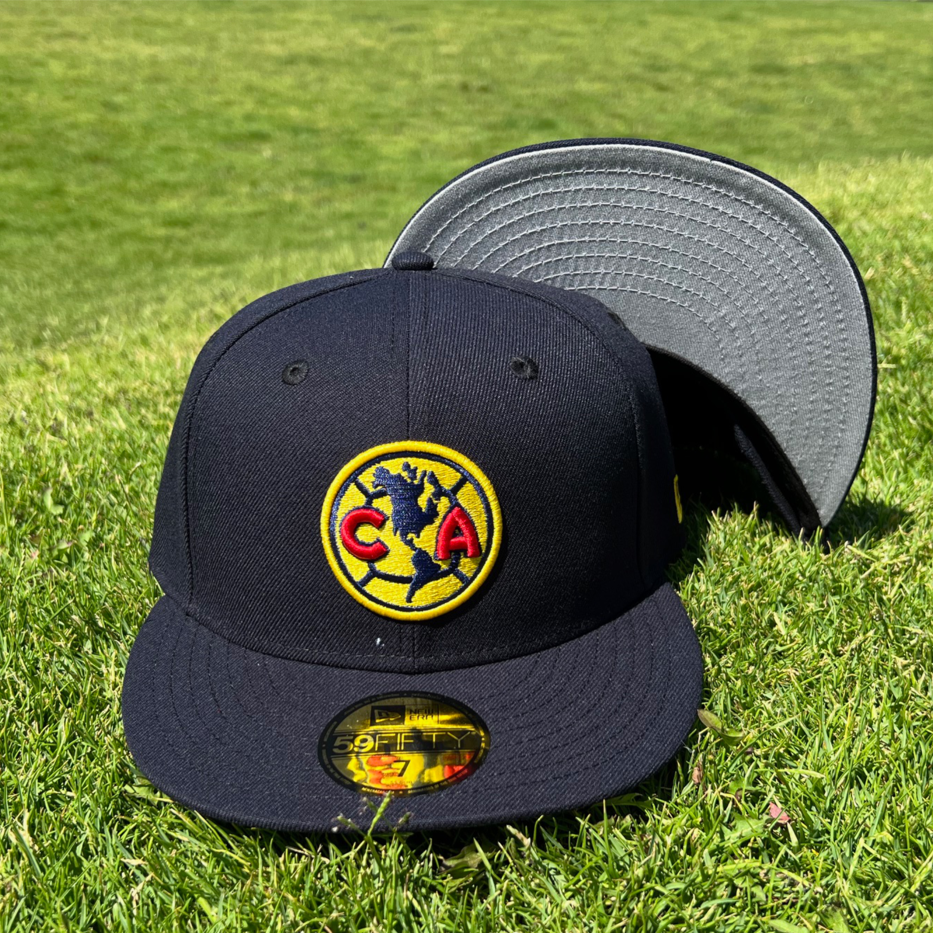 Club America Navy New Era Fitted 59FIFTY Hat