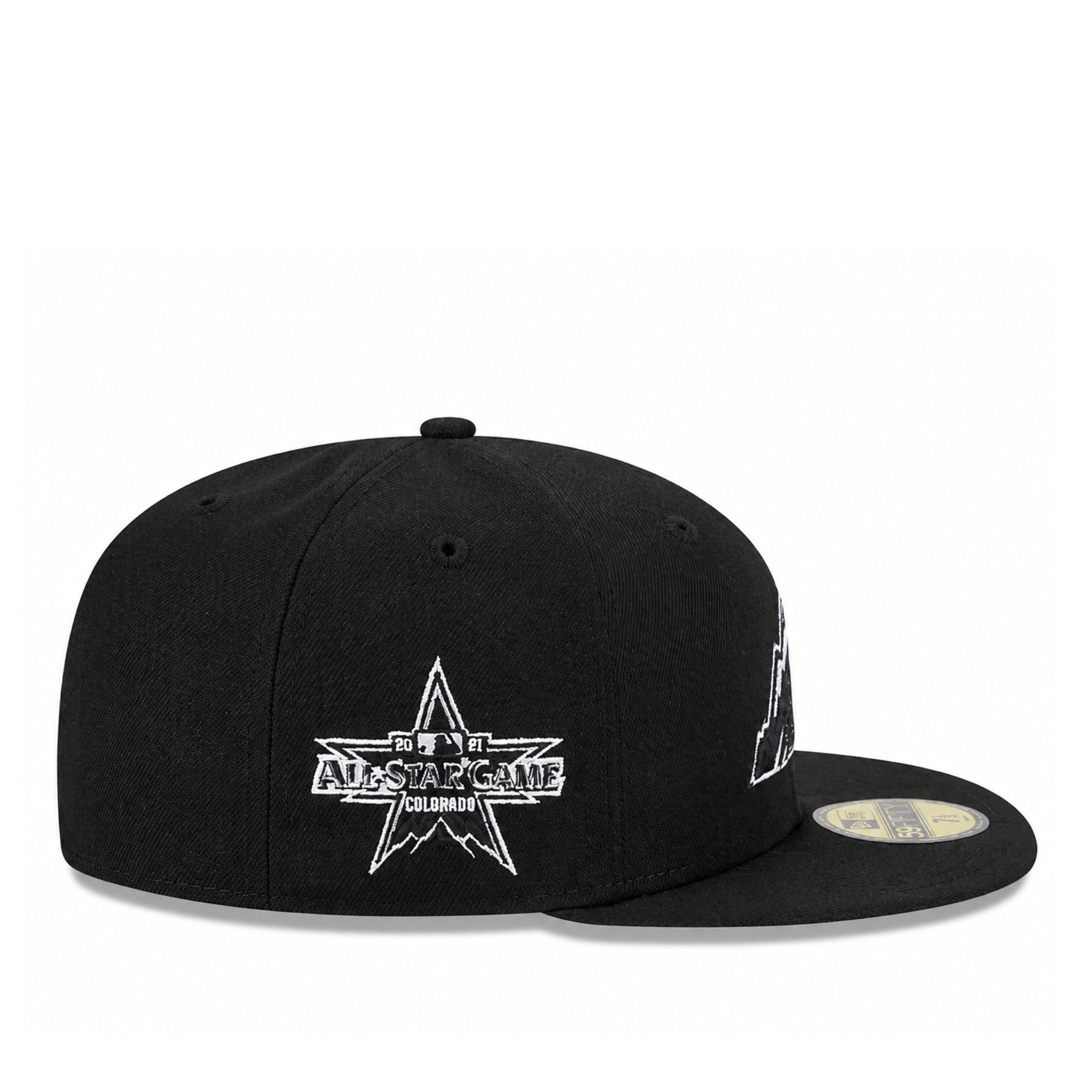 New Era Colorado Rockies 2021 All Star Game Black 59FIFTY Fitted Hat right side view