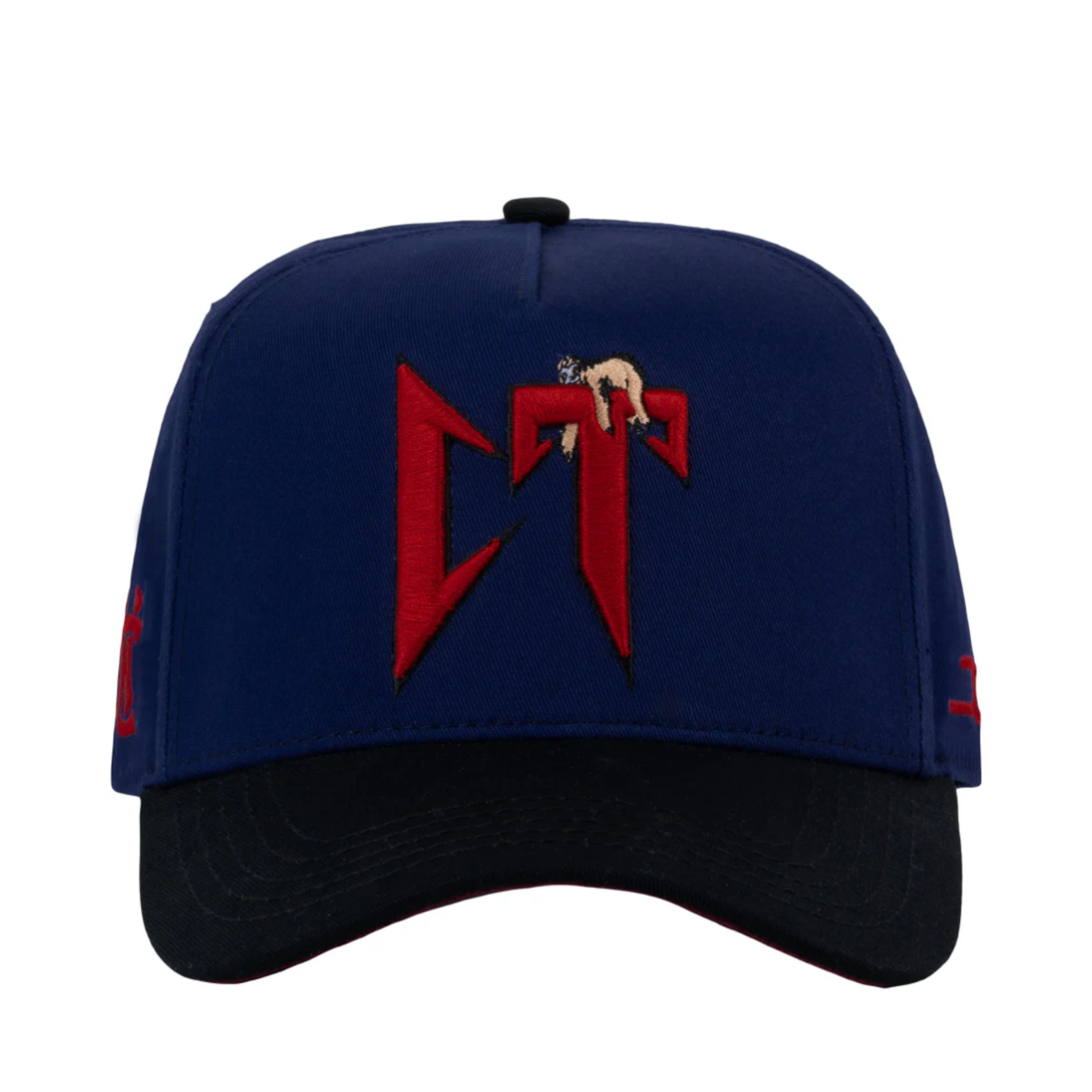 JC Brand Corridos Tumbados CT snapback hat in navy color.