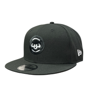 New Era Chicago Cubs Cooperstown Black 9FIFTY Snapback Hat