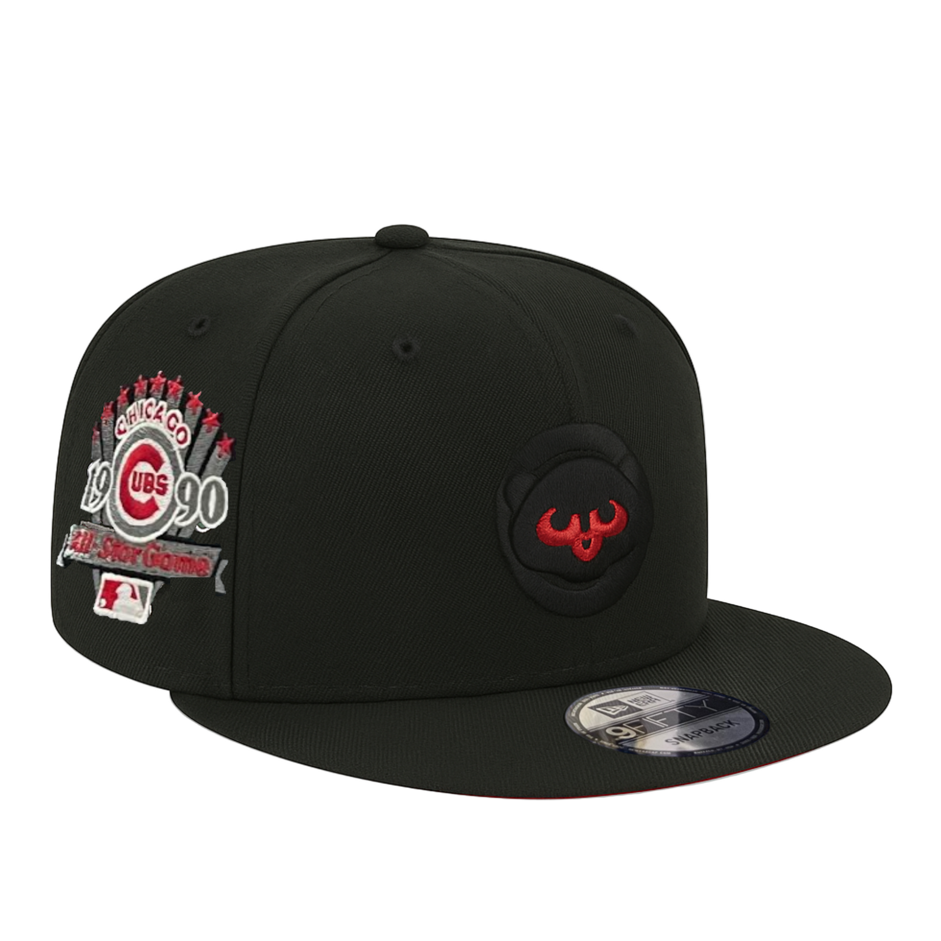 New Era Chicago Cubs Cooperstown 1990 ASG Black Red 9FIFTY Snapback Hat