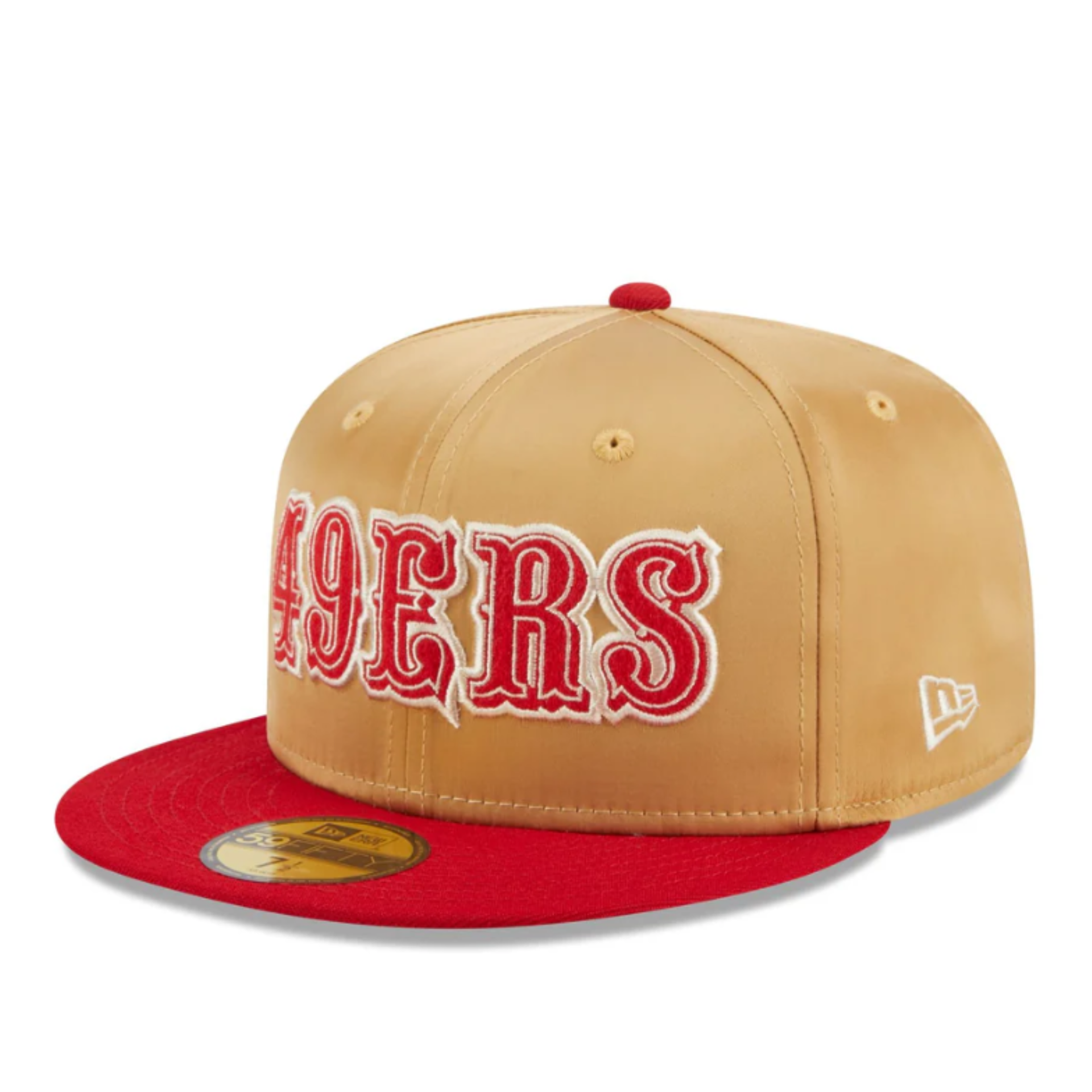 2 Tone Red Satin San Francisco 49ers New Era Fitted Cap