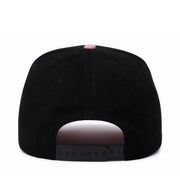 Dad Gang Horsepower Black Pink Snapback Hat back view