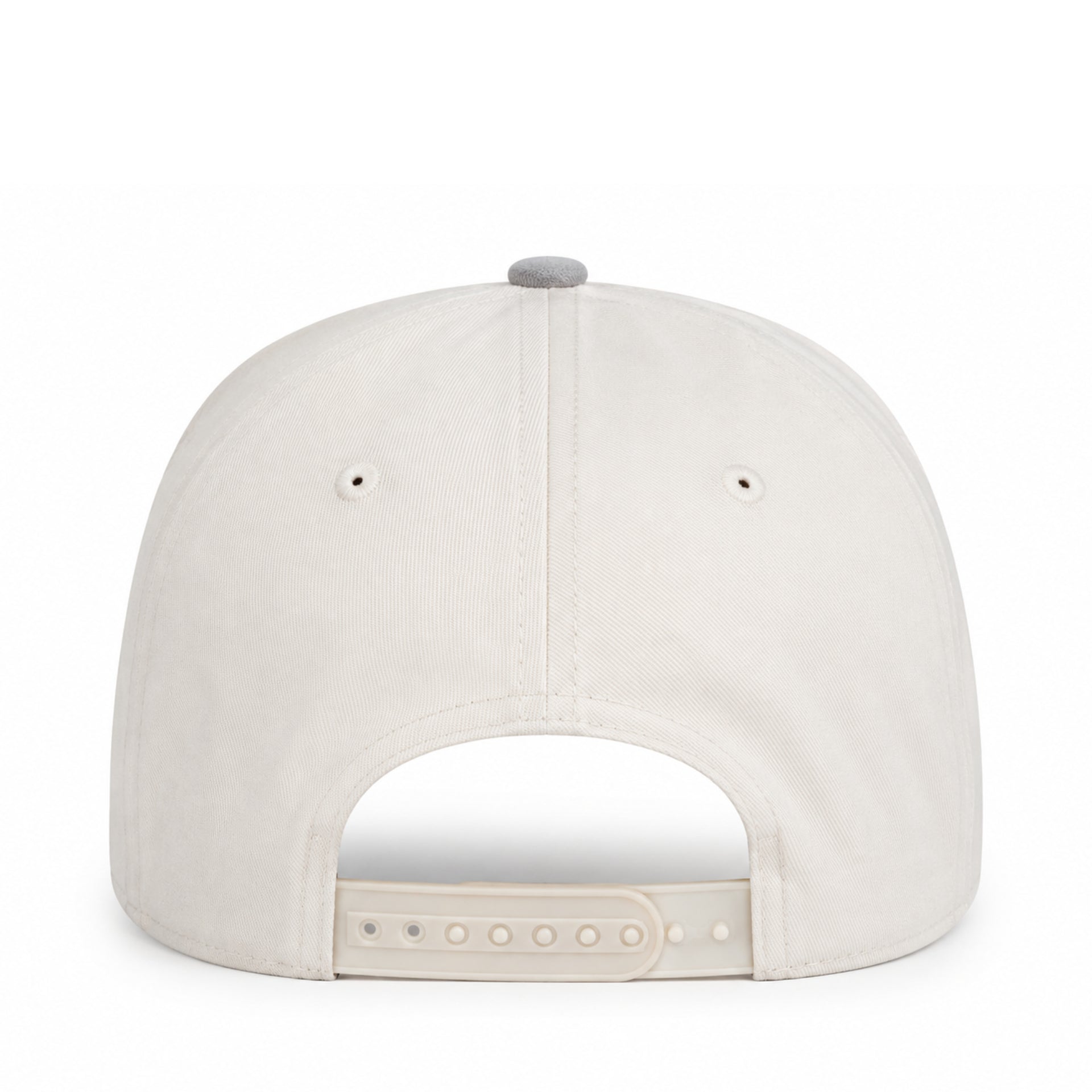 Dad Gang Horsepower Chrome Silver Snapback Hat back view
