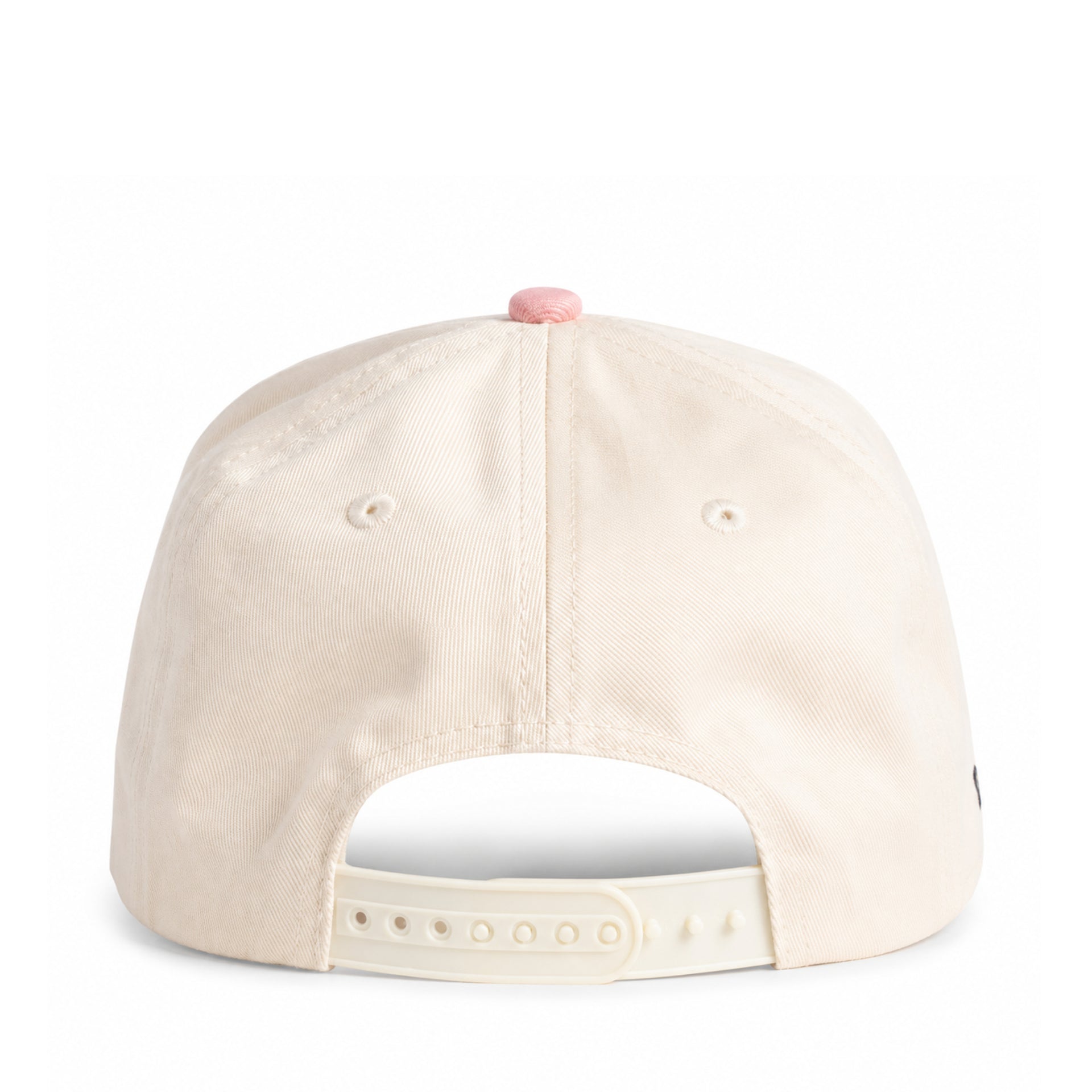 Dad Gang Horsepower Chrome Pink Snapback Hat back view