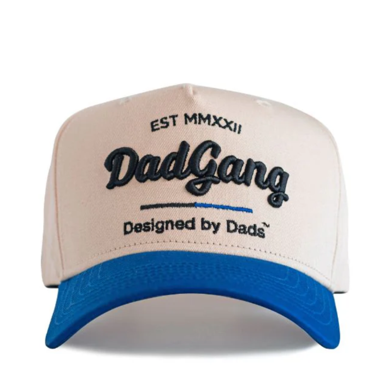 Dad Gang Horsepower Blue Snapback Hat