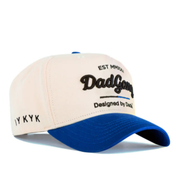 Dad Gang Horsepower Blue Snapback Hat