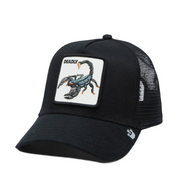 Goorin Bros The Deadly Scorpio Black Trucker Snapback Hat