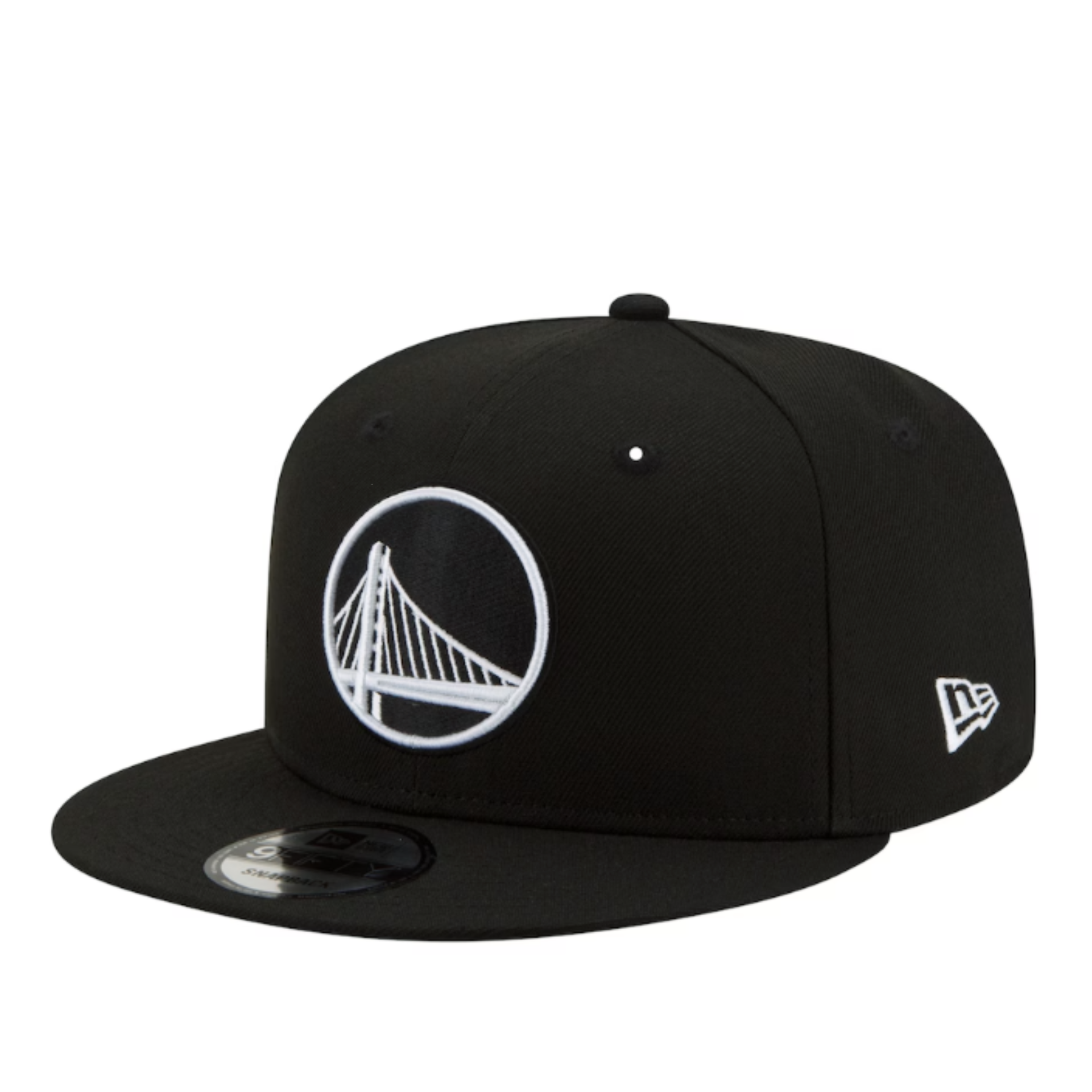 Black Golden State Warriors New Era Snapback Cap