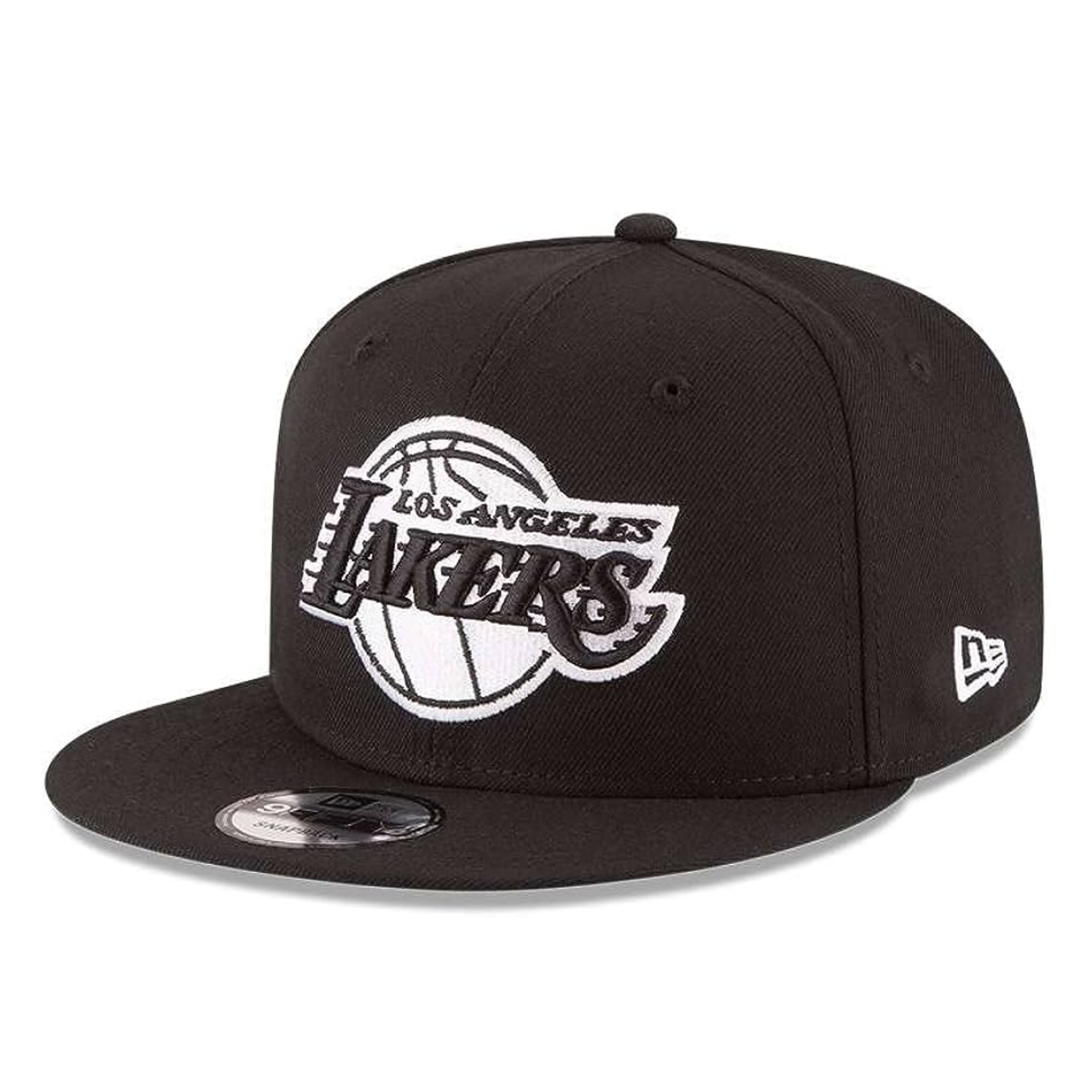 New Era 9Fifty NBA Los Angeles Lakers Black/White snapback cap.