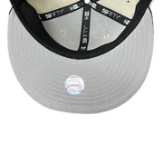 NewEra MLB Chicago White Sox 2 Tone Stone 95th Anniversary 59FIFTY Men's Fitted Hat Under Visor