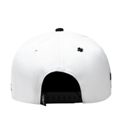 JC Hat Trebol Clover logo White/Black snapback