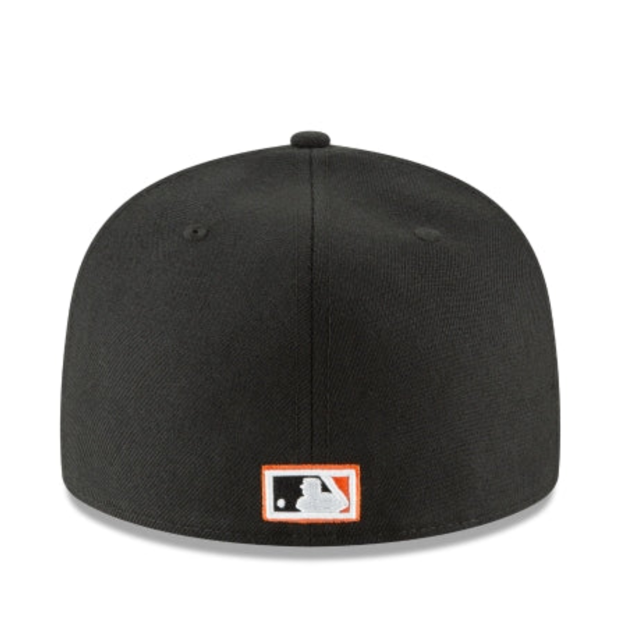Back View of New Era Baltimore Orioles Bird Cooperstown 1989 Black 59Fifty Fitted Hat
