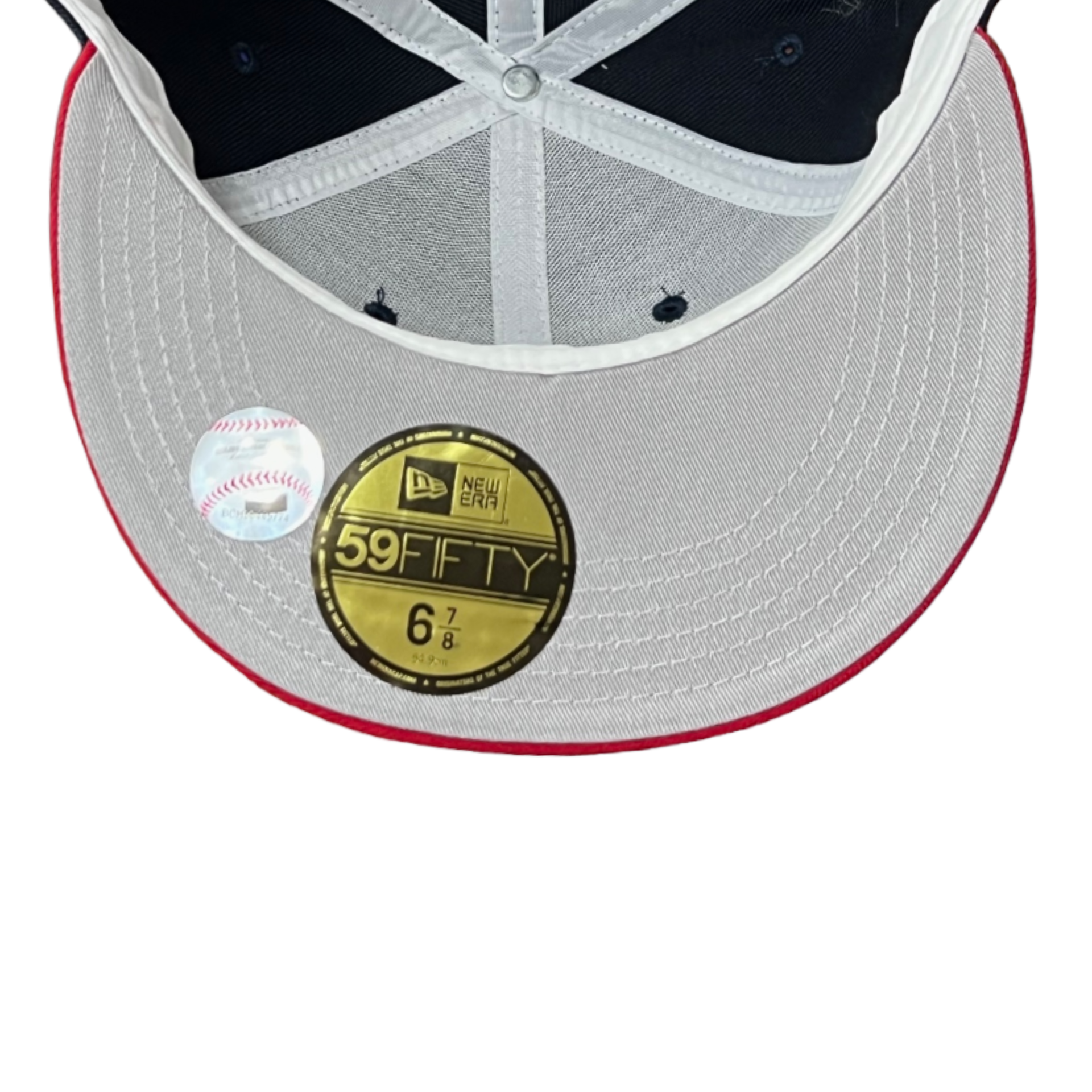 NewEra Los Angeles Anaheim Angels Cooperstown Visor Hit Collection 59FIFTY Fitted Men's Hat Under Visor