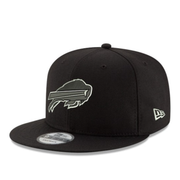 Black Buffalo Bills New Era Snapback Cap