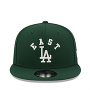 New Era Los Angeles Dodgers East Dark Green 9FIFTY Snapback Hat