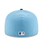 NewEra MLB Texas Rangers T 59FIFTY Fitted Men's Hat Sky Blue/Blue