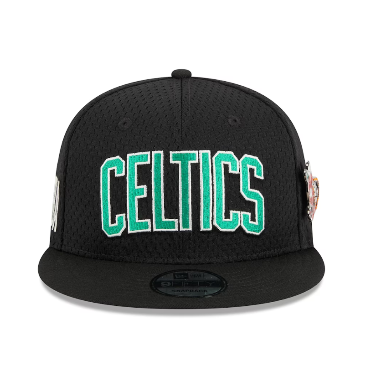 BA Boston Celtics Post-Up Pin Mesh 9FIFTY Snapback Hat