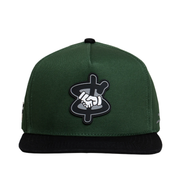 JC Hat Business US Dollar logo Snapback Hunter Green/Black