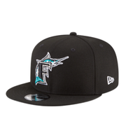 MLB Florida Marlins F Cooperstown 9FIFTY Snapback Hat.