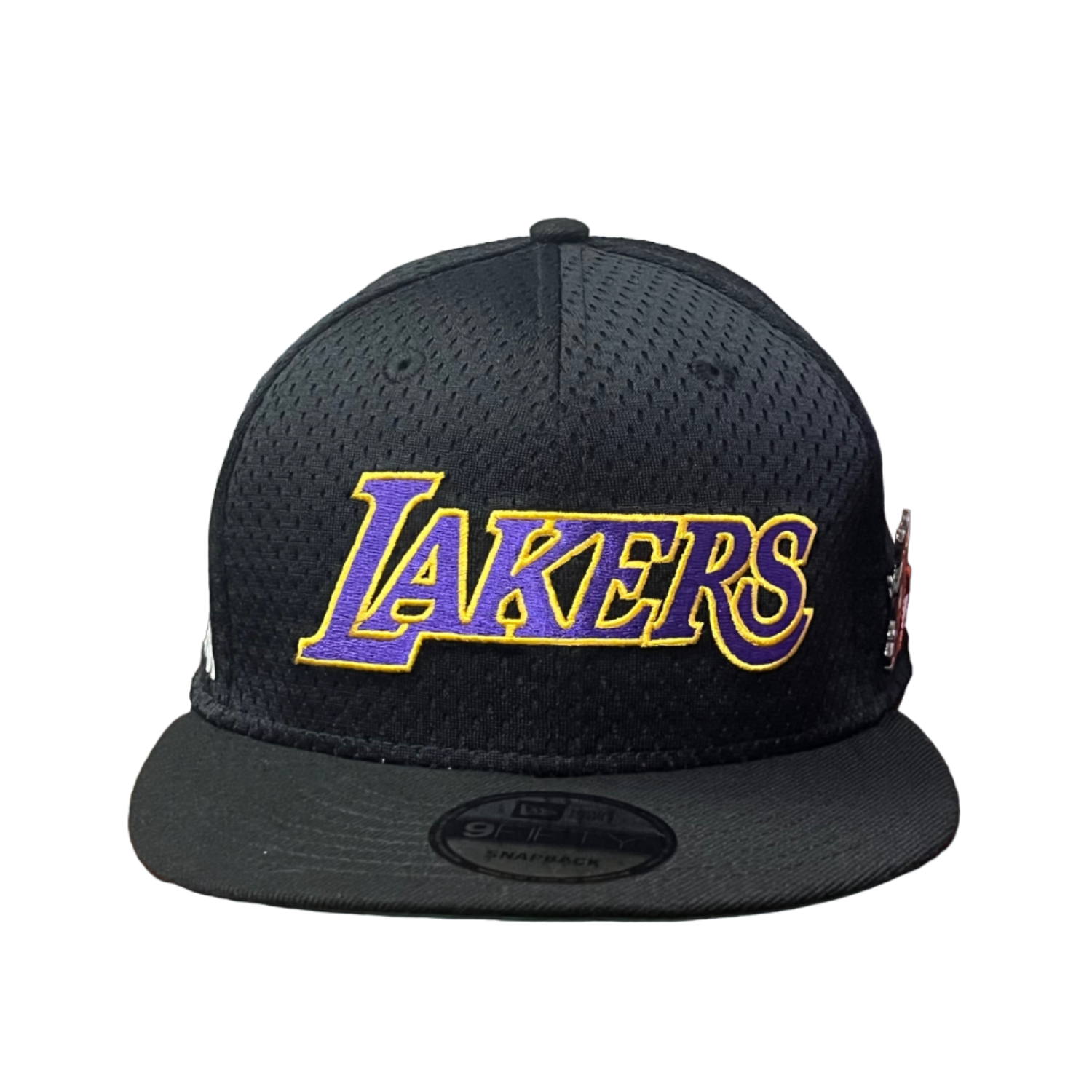 NewEra NBA Los Angeles Lakers Post-Up Pin Mesh 9FIFTY Snapback Hat