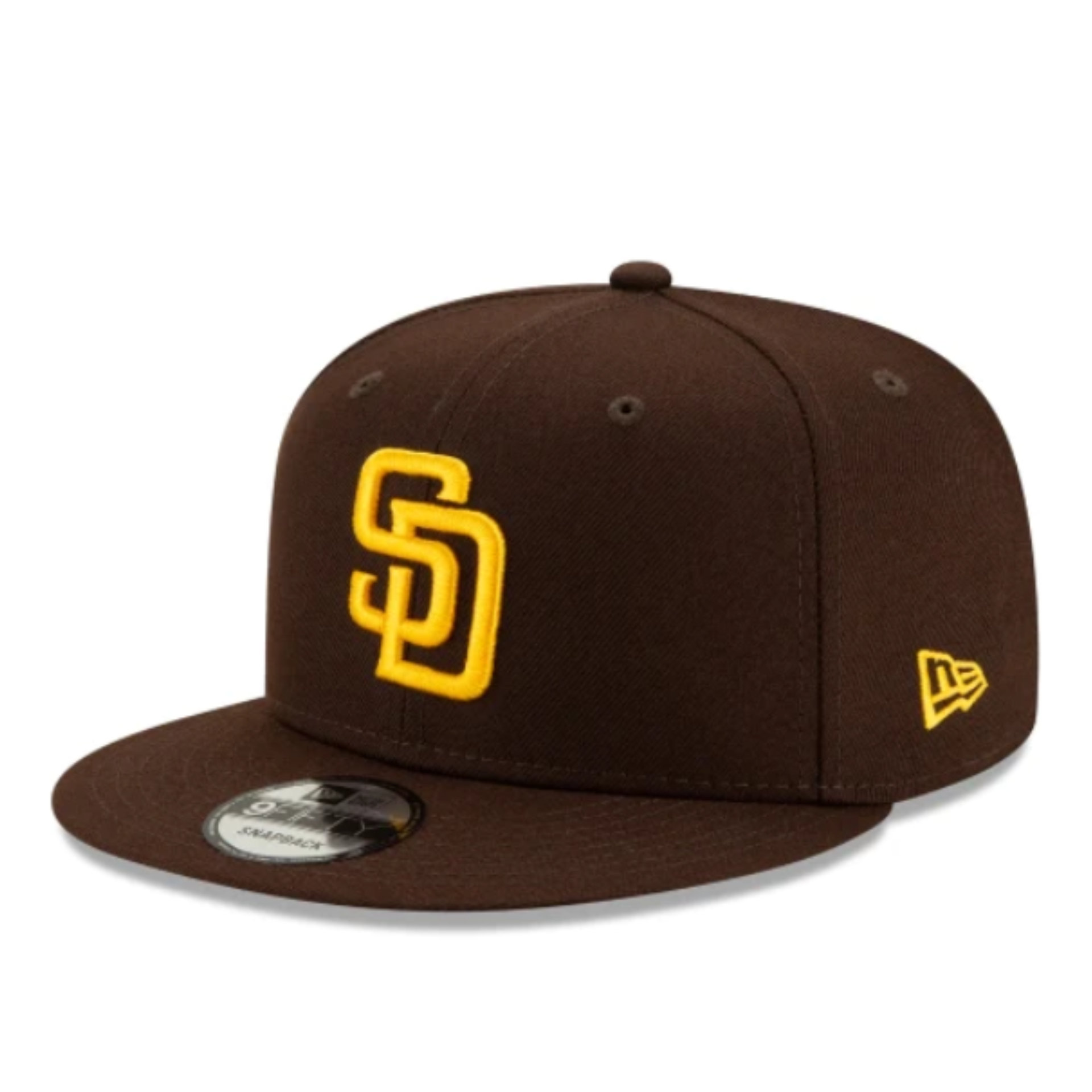 NewEra MLB San Diego Padres SD Brown/Yellow 9FIFTY Snapback Hat