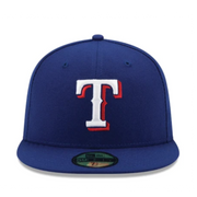 NewEra MLB Texas Rangers T 59FIFTY Fitted Men's Hat Blue