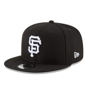 NewEra MLB San Francisco Giants SF Black/White 9FIFTY Snapback