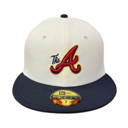 NewEra MLB Atlanta Braves Script Retro City 59FIFTY Fitted Men's Hat