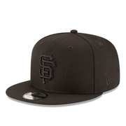 NewEra MLB San Francisco Giants SF All Black 9FIFTY Snapback