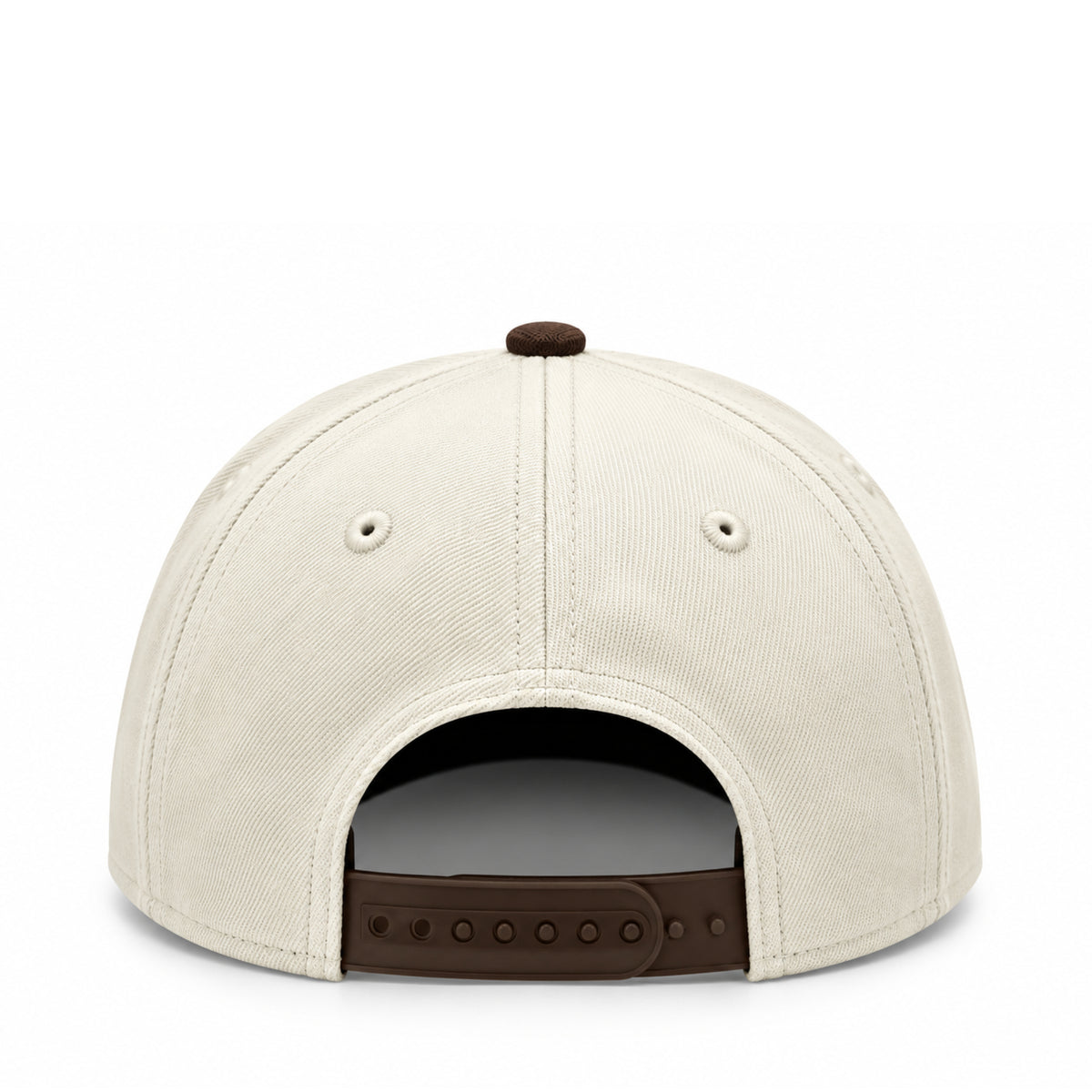 New Era Los Angeles Dodgers Chrome/Walnut 9FORTY A-Frame Snapback back view